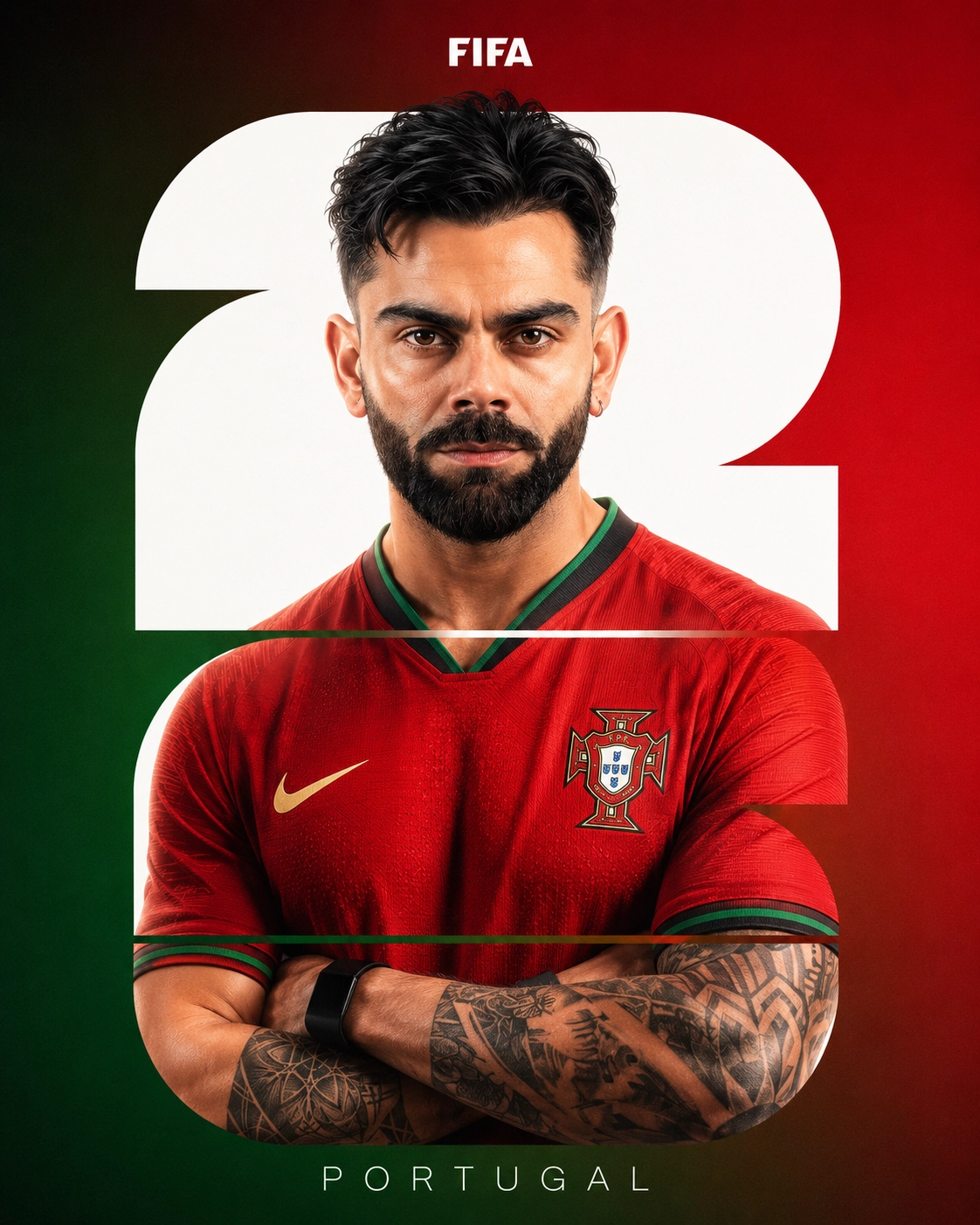 Portugal FIFA World Cup Poster AI Prompt