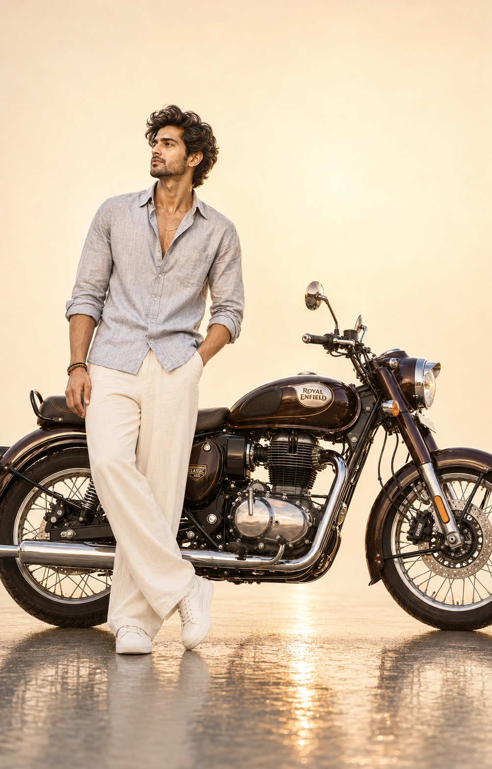 Royal Enfield Classic 350 Bike AI Prompt