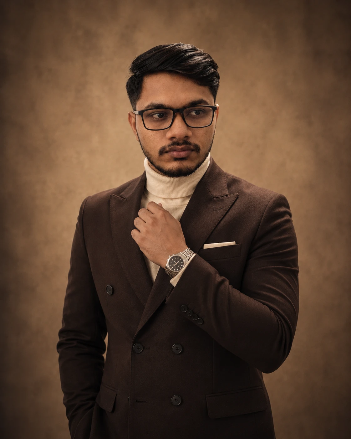 professional portrait of a man , Cinematic portrait of man