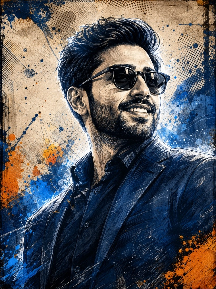 Epic Comic Book Style AI Portrait
