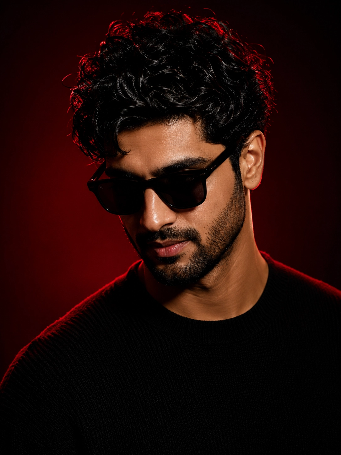 Stylish Man in Black Sunglasses