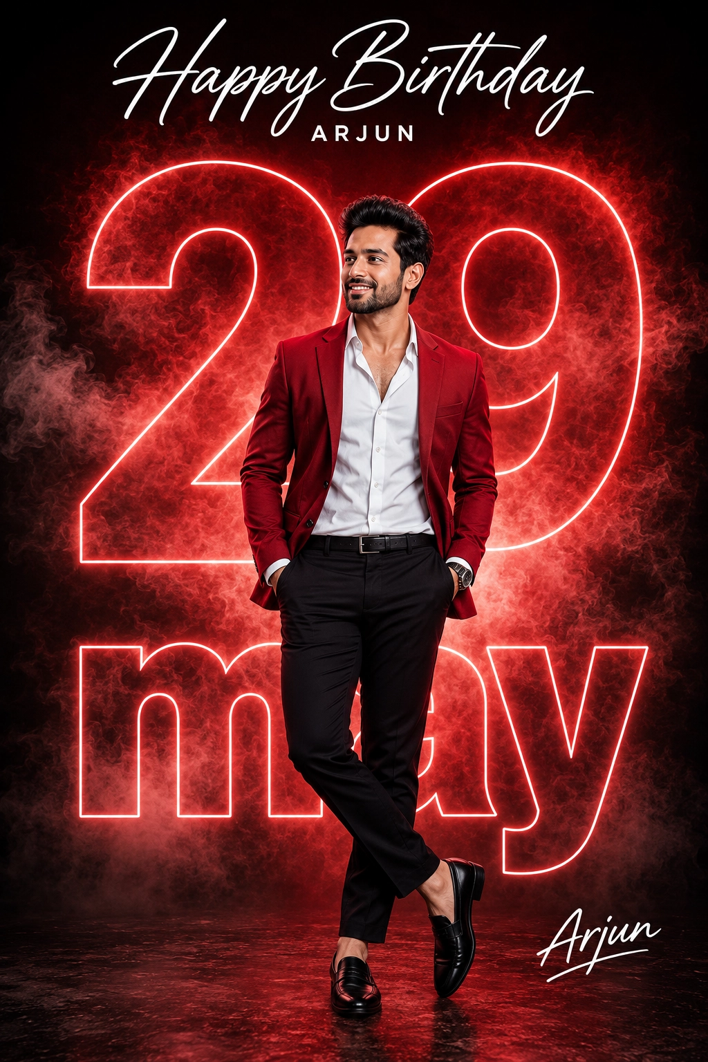 Luxury Birthday Poster Template