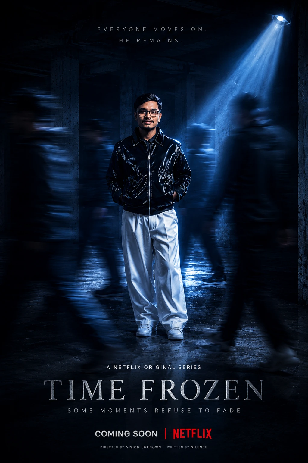 Netflix Style Time Frozen AI Poster Prompt