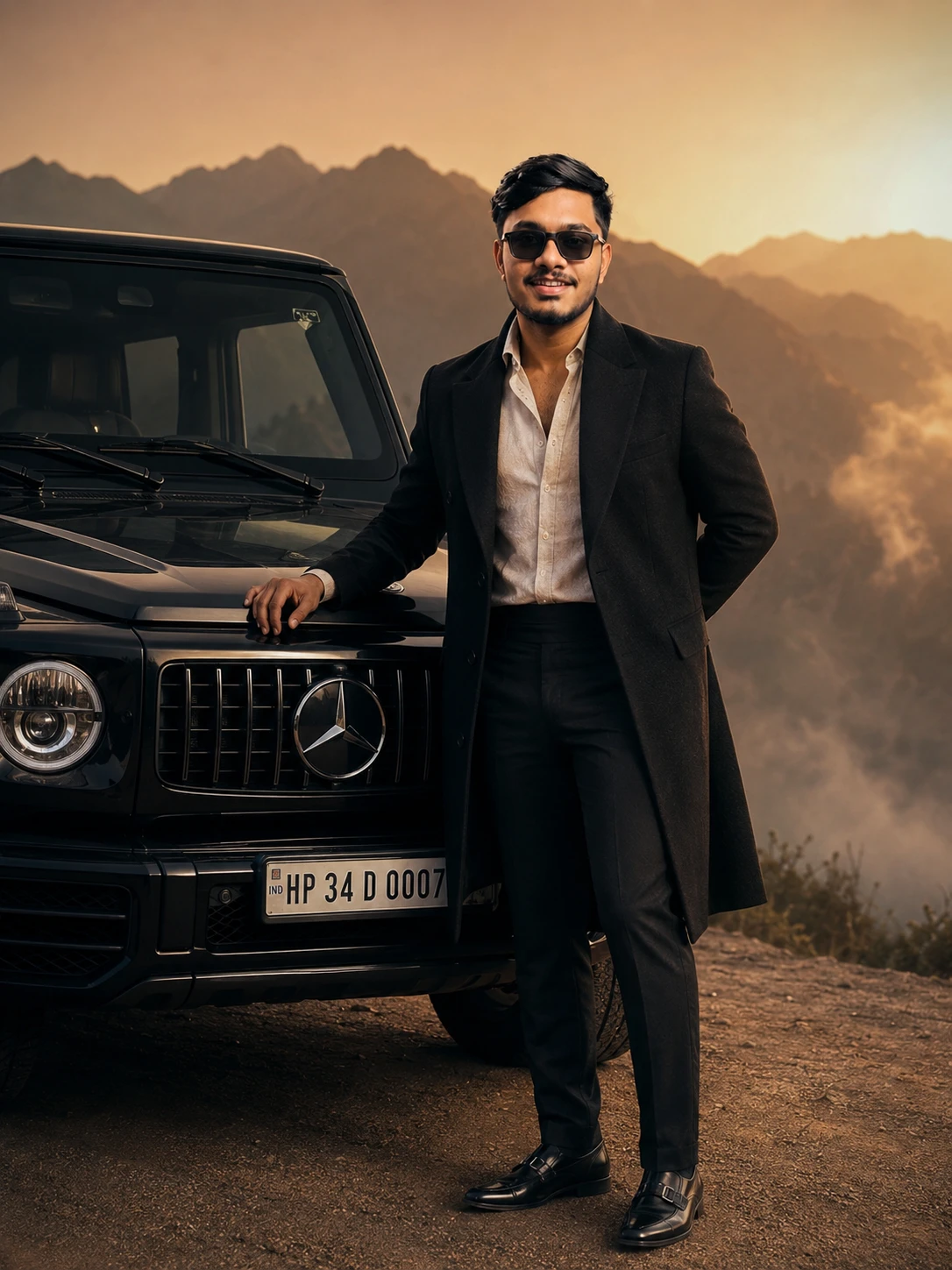 Mens cinematic photo AI