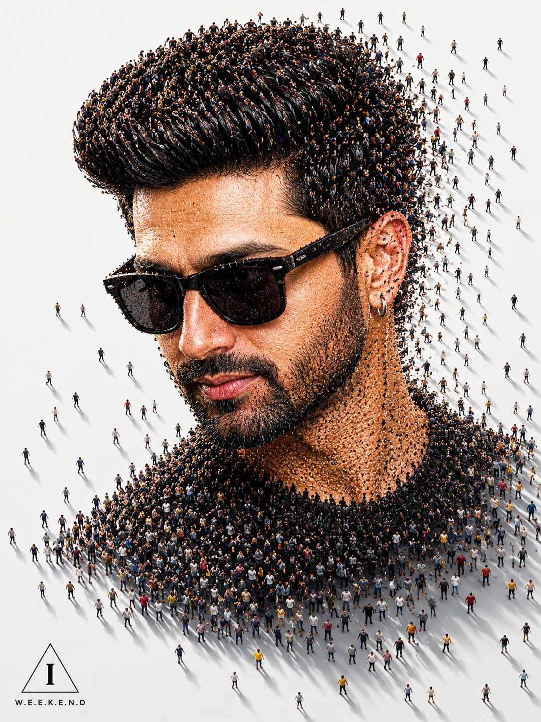 AI Crowd Face Portrait