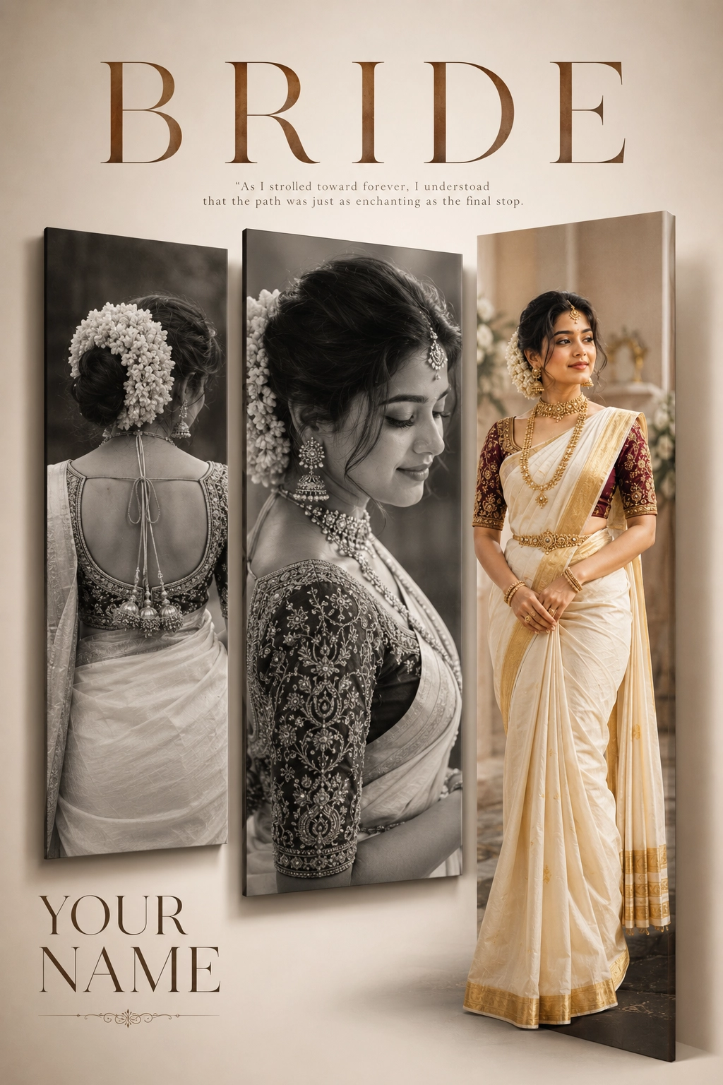 Bridal elegance in timeless style