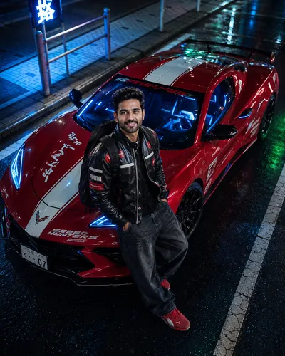 Neon Street Racer: Midnight Corvette Vibes
