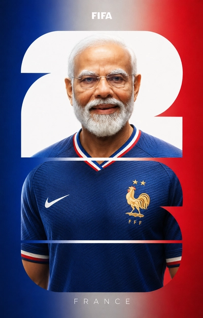 France FIFA World Cup Poster AI Prompt