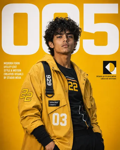 Modern streetwear in bold design