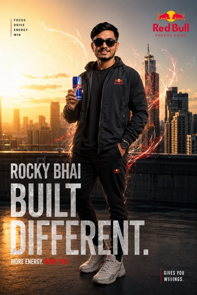Red Bull Brand AI Poster Prompt