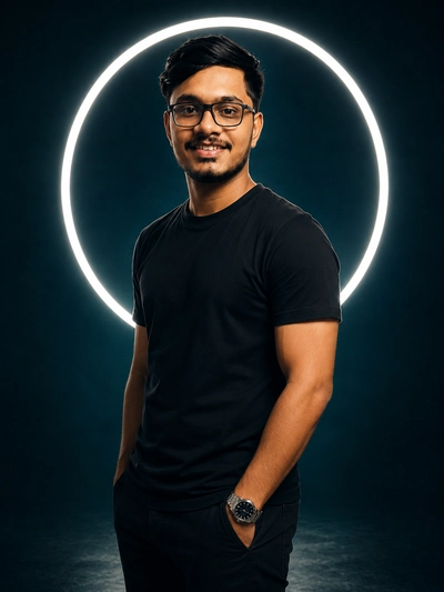 Ring Light Studio Portrait AI Prompt