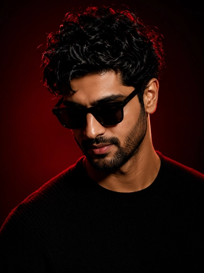 Stylish Man in Black Sunglasses