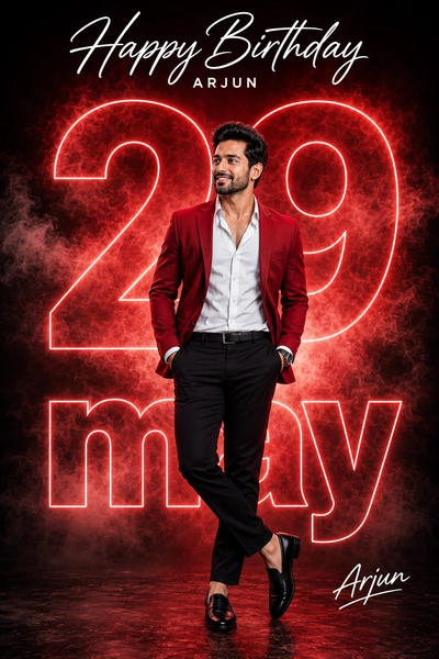 Luxury Birthday Poster Template