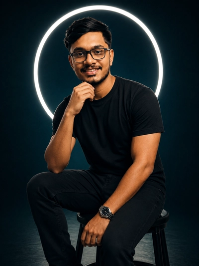 Halo Light Portrait AI Prompt