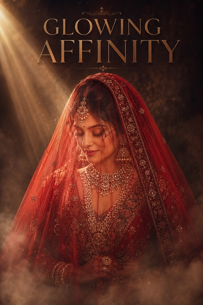 Glowing affinity of bridal elegance