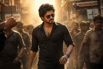 South Indian Hero Entry Look