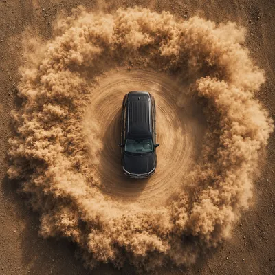 Epic Aerial Donut Drift