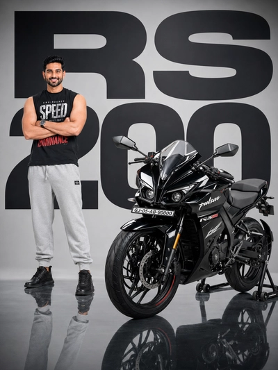 Bajaj Pulsar RS200 AI Image Prompt