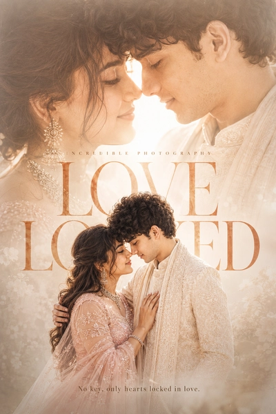 Love locked in golden light